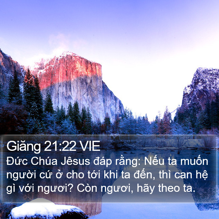 Giăng 21:22 VIE Bible Study