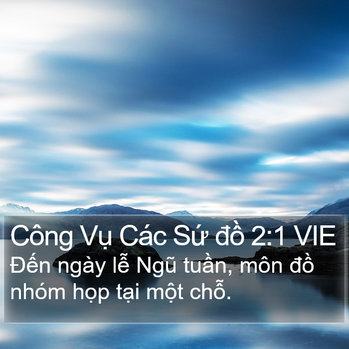 Công Vụ Các Sứ đồ 2:1 VIE Bible Study