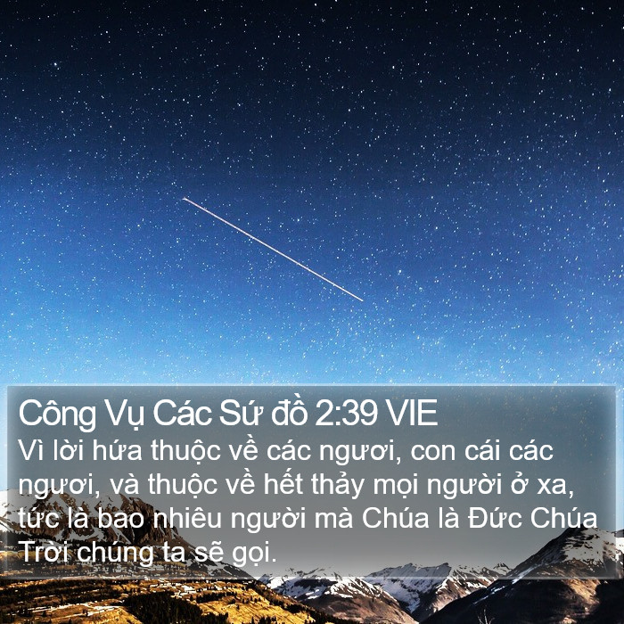 Công Vụ Các Sứ đồ 2:39 VIE Bible Study