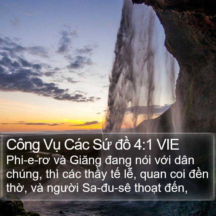 Công Vụ Các Sứ đồ 4:1 VIE Bible Study
