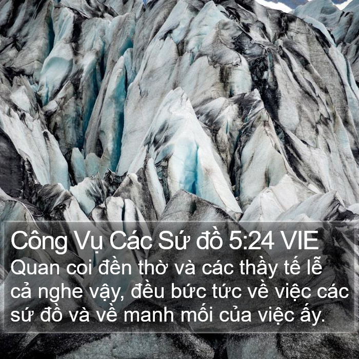 Công Vụ Các Sứ đồ 5:24 VIE Bible Study