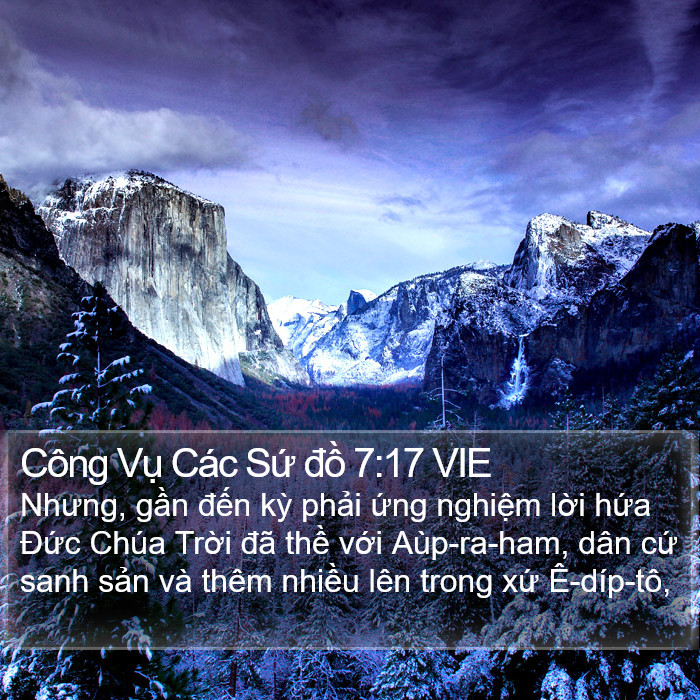 Công Vụ Các Sứ đồ 7:17 VIE Bible Study