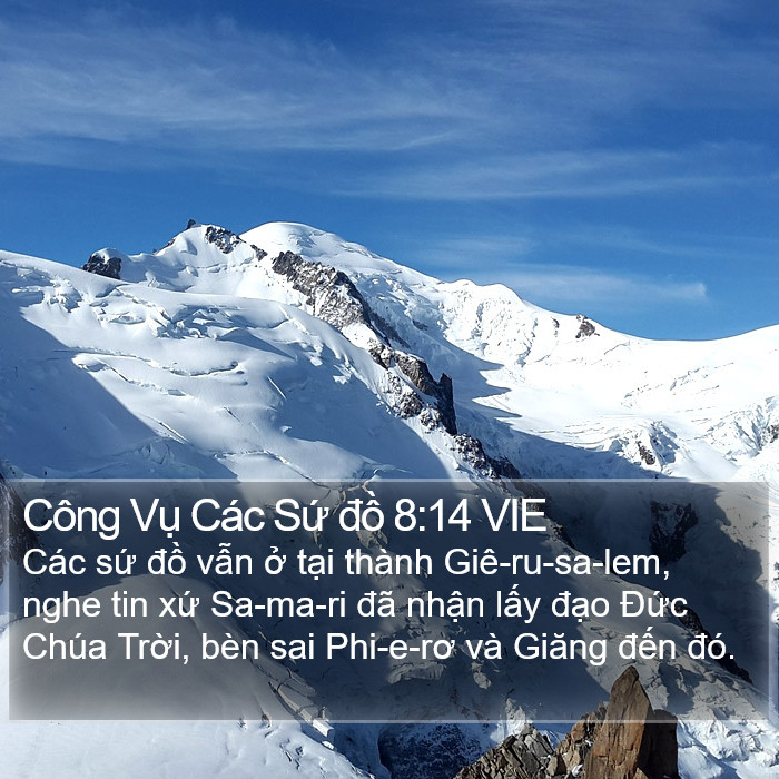 Công Vụ Các Sứ đồ 8:14 VIE Bible Study