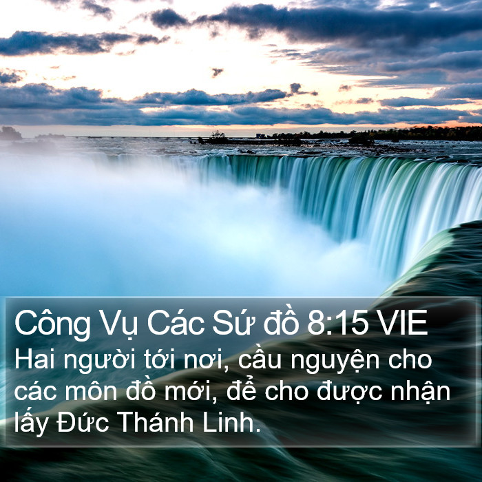 Công Vụ Các Sứ đồ 8:15 VIE Bible Study