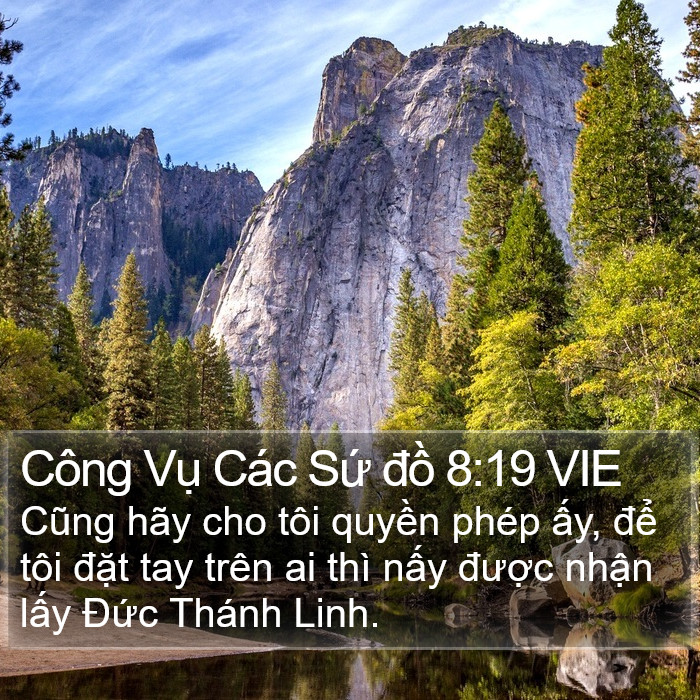Công Vụ Các Sứ đồ 8:19 VIE Bible Study