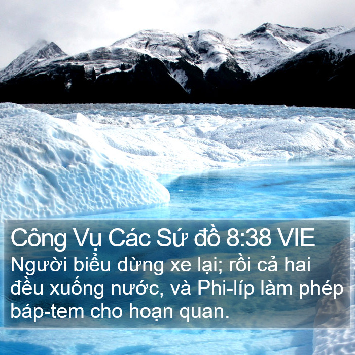 Công Vụ Các Sứ đồ 8:38 VIE Bible Study
