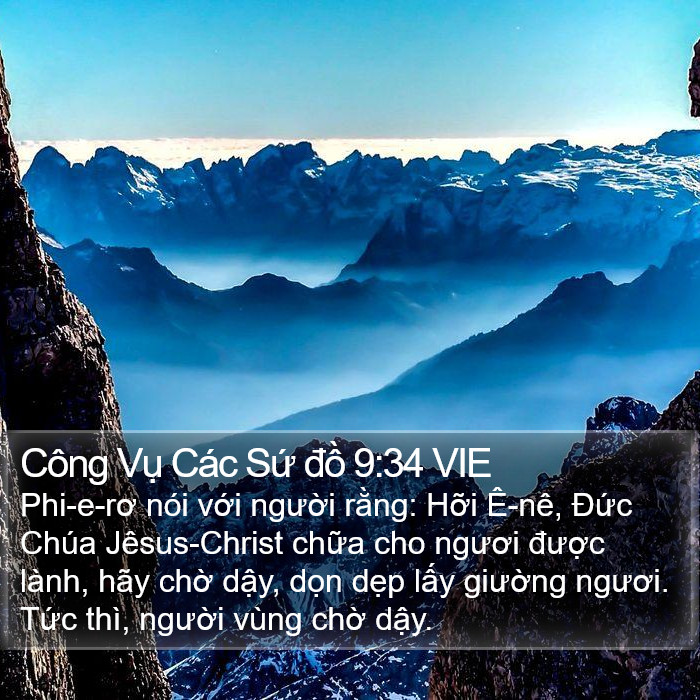 Công Vụ Các Sứ đồ 9:34 VIE Bible Study