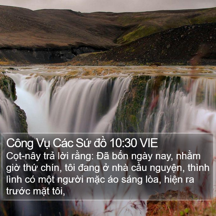 Công Vụ Các Sứ đồ 10:30 VIE Bible Study