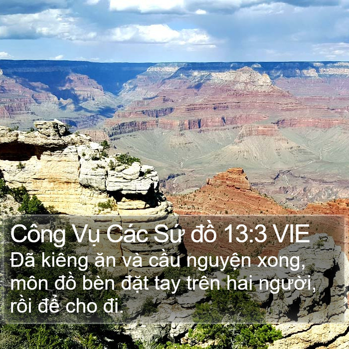 Công Vụ Các Sứ đồ 13:3 VIE Bible Study