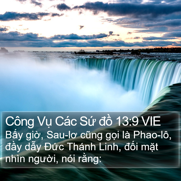 Công Vụ Các Sứ đồ 13:9 VIE Bible Study