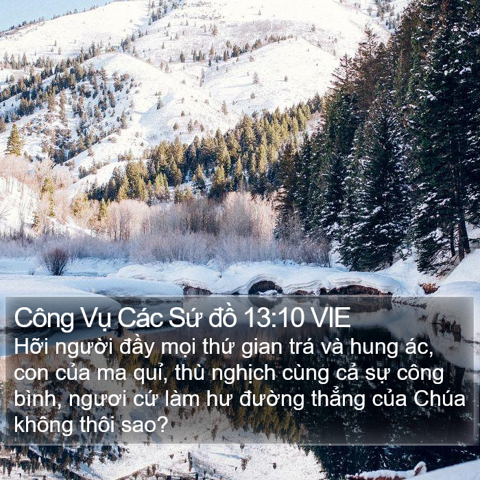 Công Vụ Các Sứ đồ 13:10 VIE Bible Study