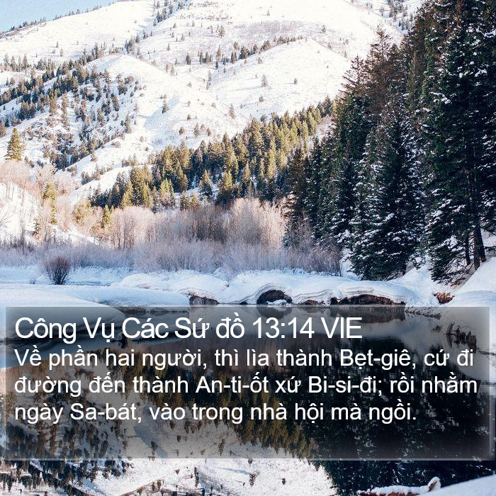 Công Vụ Các Sứ đồ 13:14 VIE Bible Study