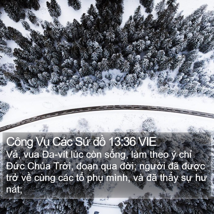 Công Vụ Các Sứ đồ 13:36 VIE Bible Study