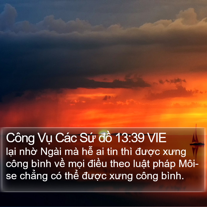 Công Vụ Các Sứ đồ 13:39 VIE Bible Study