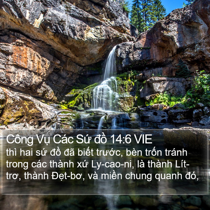 Công Vụ Các Sứ đồ 14:6 VIE Bible Study