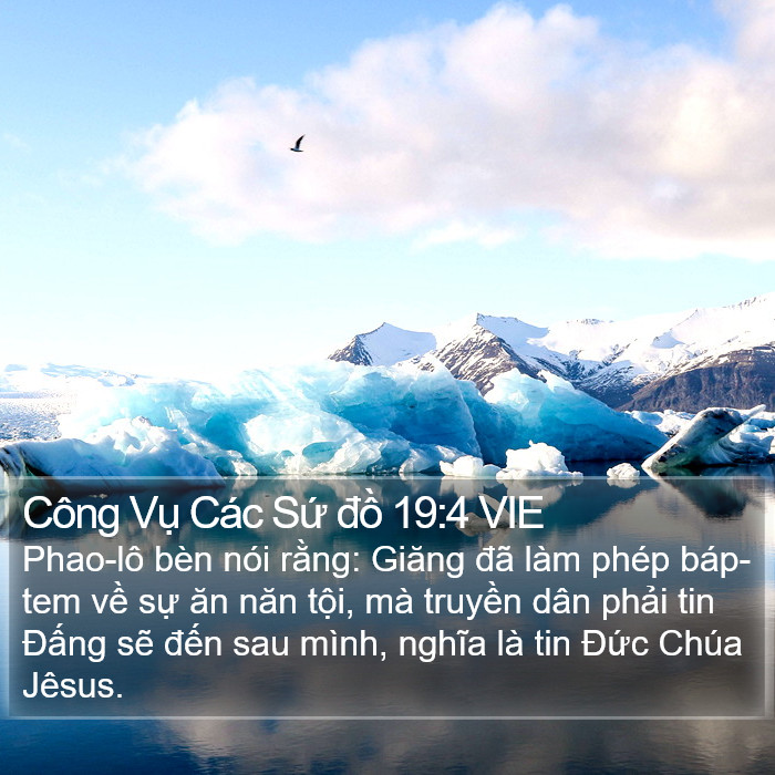 Công Vụ Các Sứ đồ 19:4 VIE Bible Study