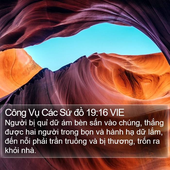 Công Vụ Các Sứ đồ 19:16 VIE Bible Study