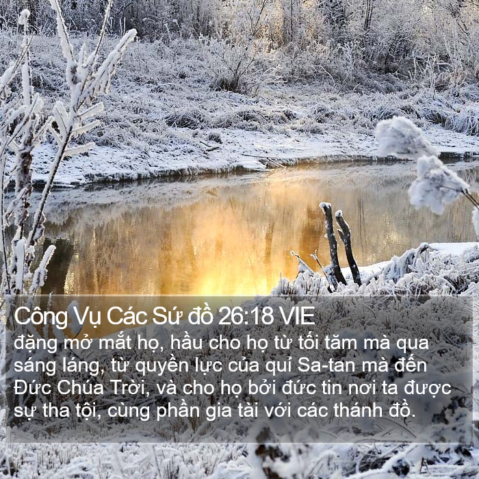 Công Vụ Các Sứ đồ 26:18 VIE Bible Study