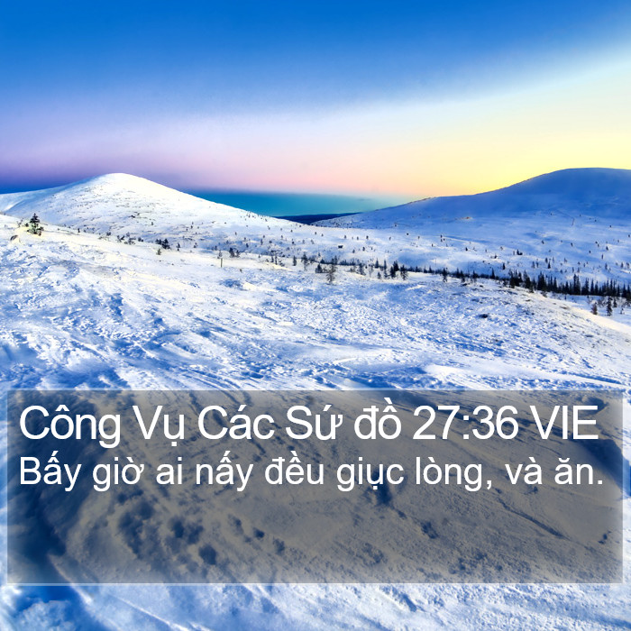 Công Vụ Các Sứ đồ 27:36 VIE Bible Study