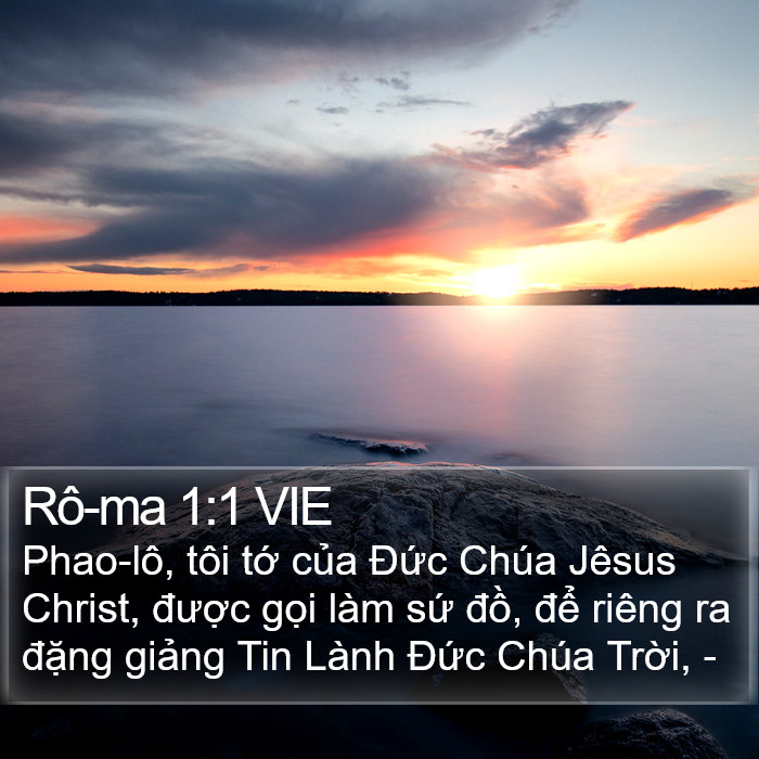 Rô-ma 1:1 VIE Bible Study