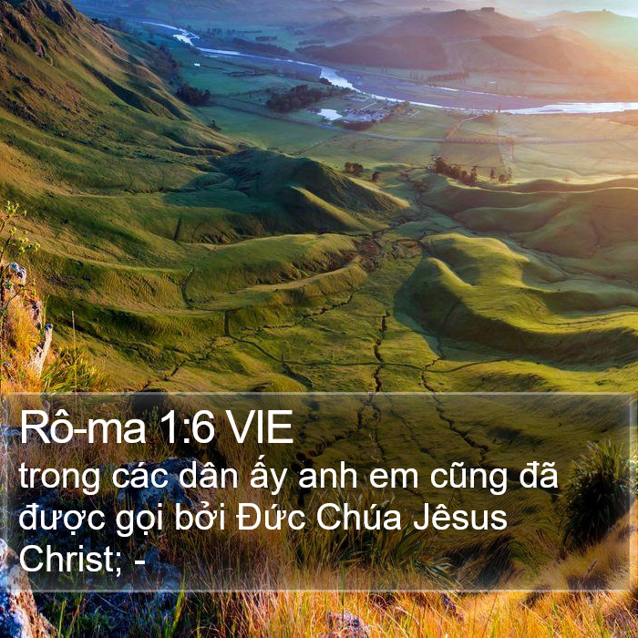 Rô-ma 1:6 VIE Bible Study