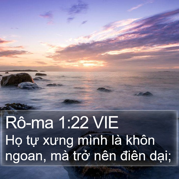 Rô-ma 1:22 VIE Bible Study