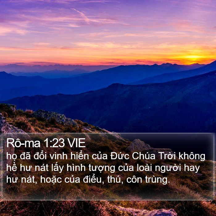 Rô-ma 1:23 VIE Bible Study