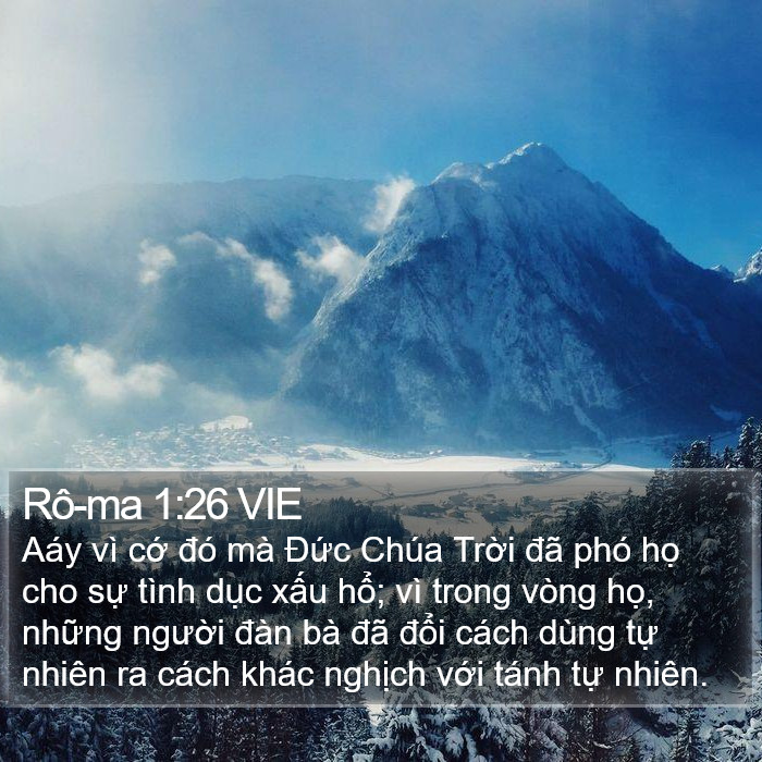 Rô-ma 1:26 VIE Bible Study