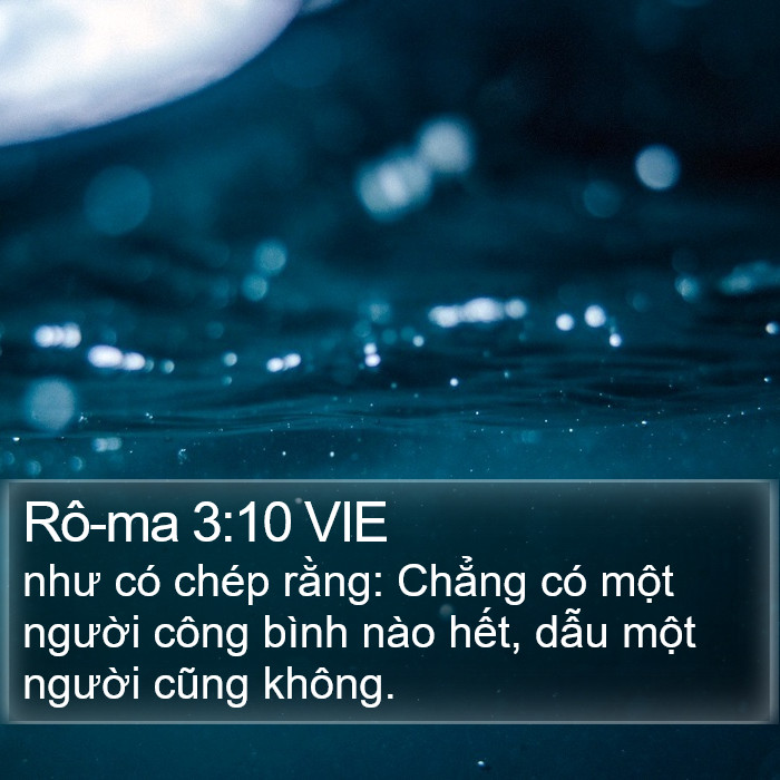 Rô-ma 3:10 VIE Bible Study