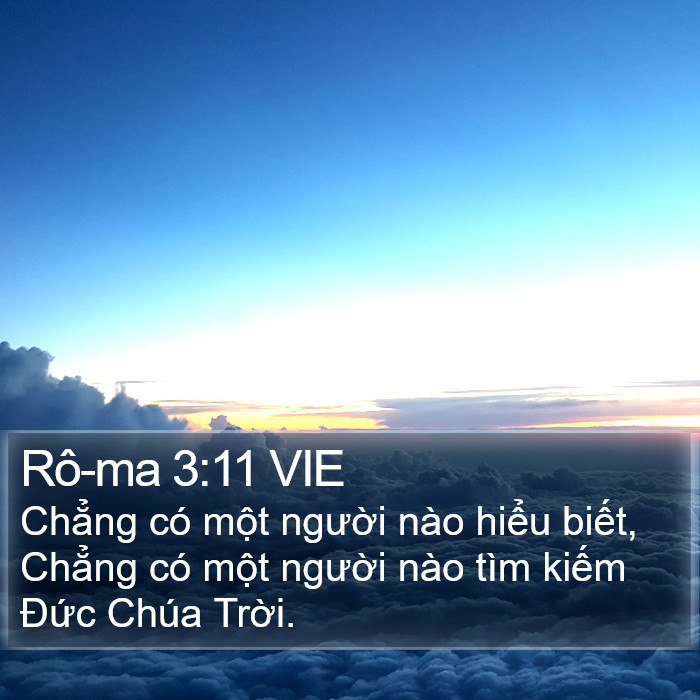 Rô-ma 3:11 VIE Bible Study