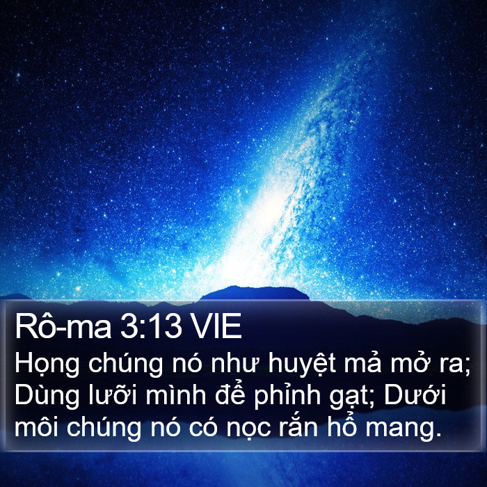 Rô-ma 3:13 VIE Bible Study