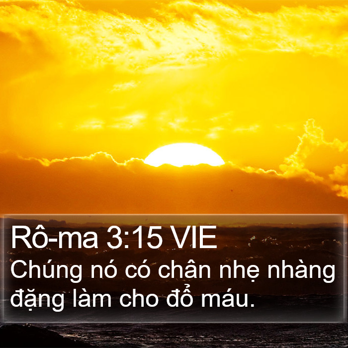 Rô-ma 3:15 VIE Bible Study