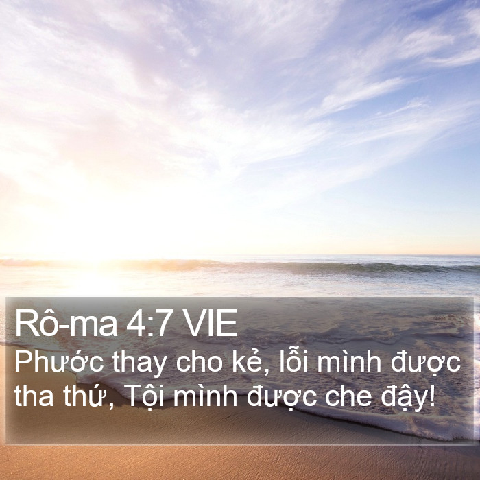 Rô-ma 4:7 VIE Bible Study