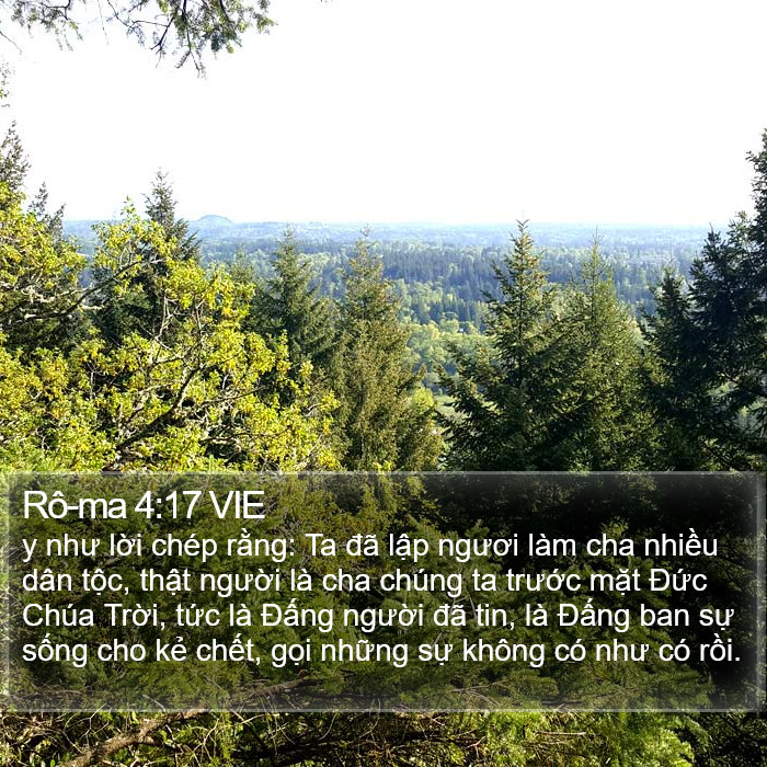 Rô-ma 4:17 VIE Bible Study