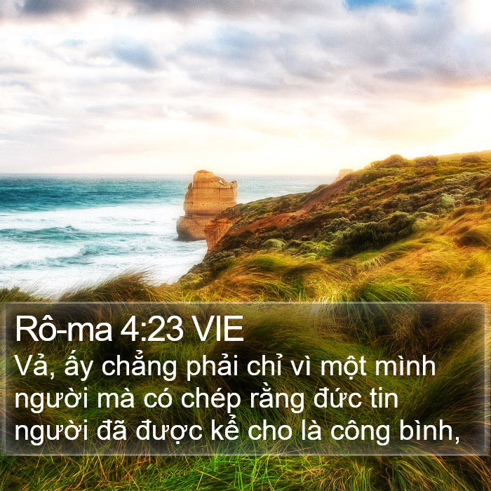 Rô-ma 4:23 VIE Bible Study