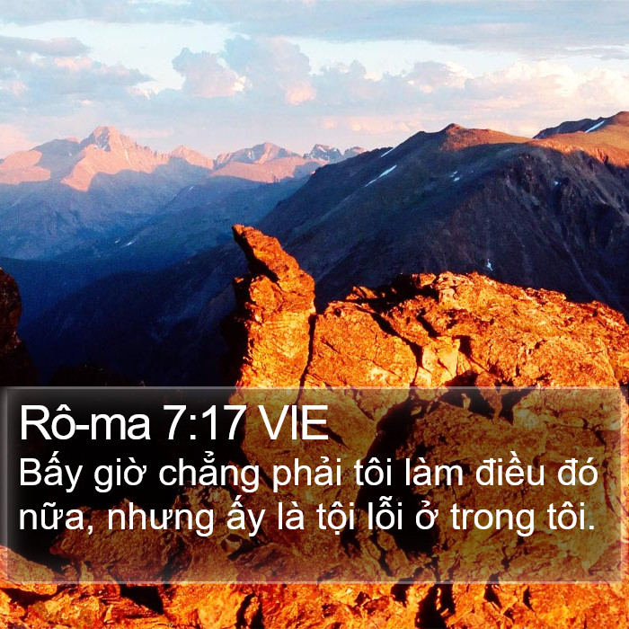Rô-ma 7:17 VIE Bible Study