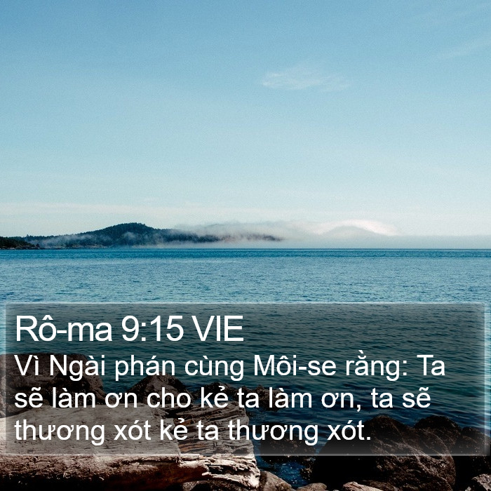Rô-ma 9:15 VIE Bible Study