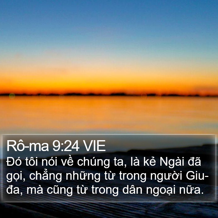 Rô-ma 9:24 VIE Bible Study