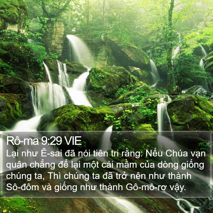 Rô-ma 9:29 VIE Bible Study