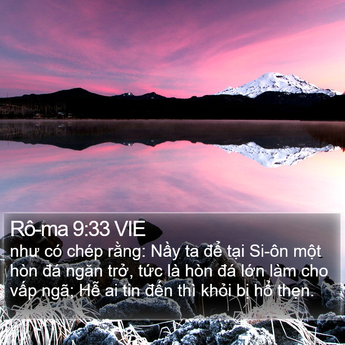 Rô-ma 9:33 VIE Bible Study