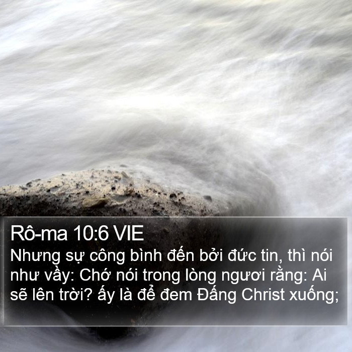 Rô-ma 10:6 VIE Bible Study