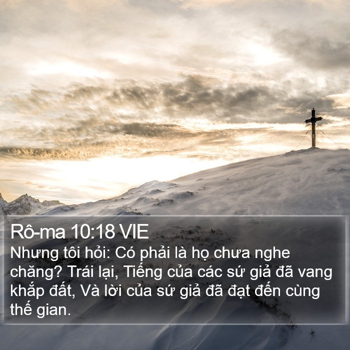 Rô-ma 10:18 VIE Bible Study