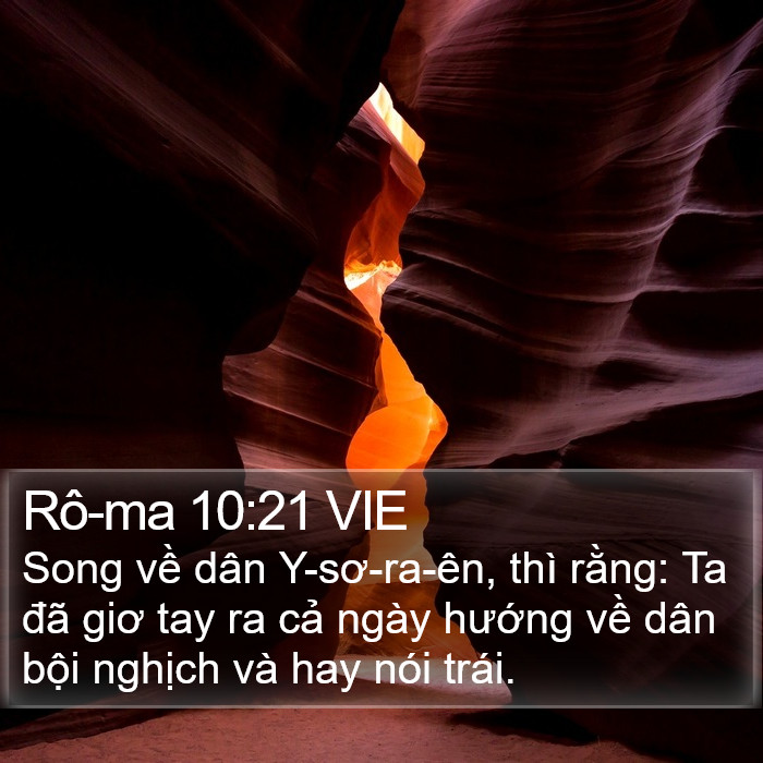 Rô-ma 10:21 VIE Bible Study