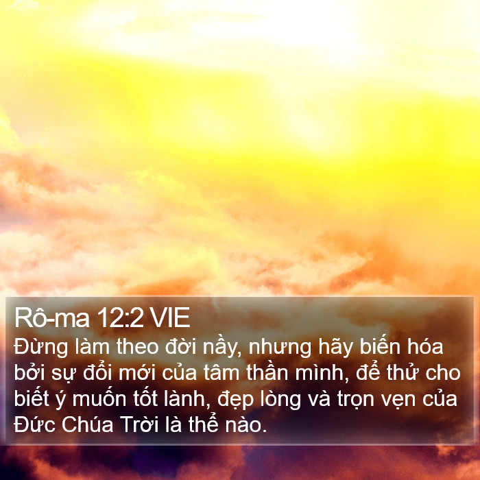 Rô-ma 12:2 VIE Bible Study
