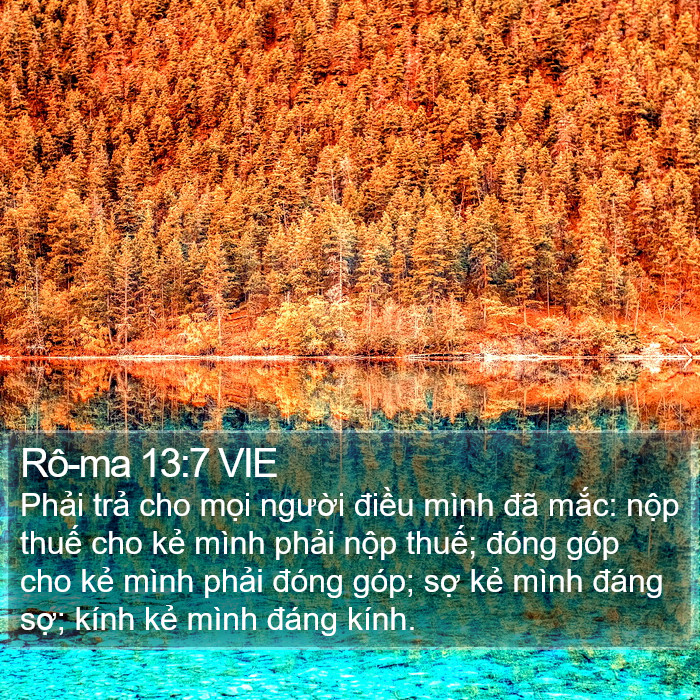 Rô-ma 13:7 VIE Bible Study