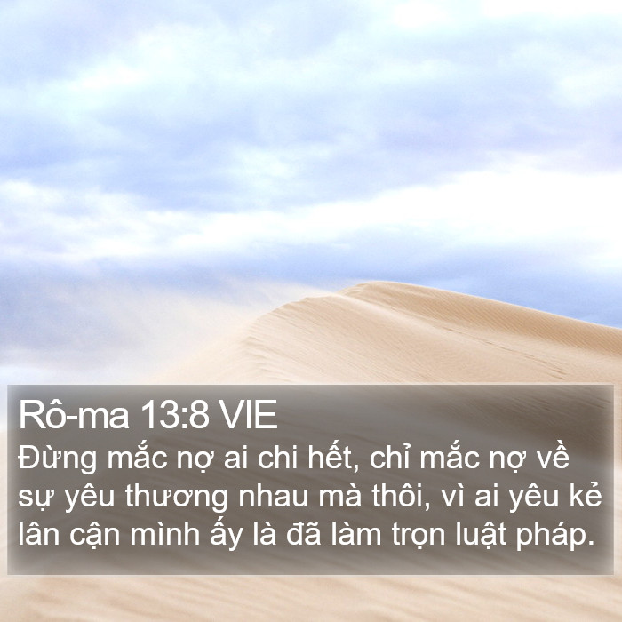 Rô-ma 13:8 VIE Bible Study