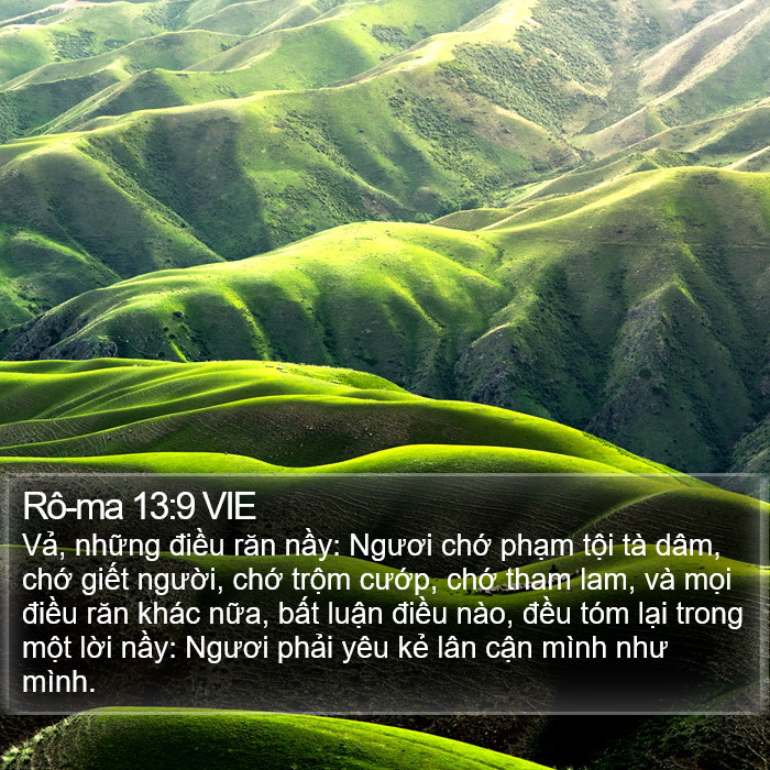 Rô-ma 13:9 VIE Bible Study