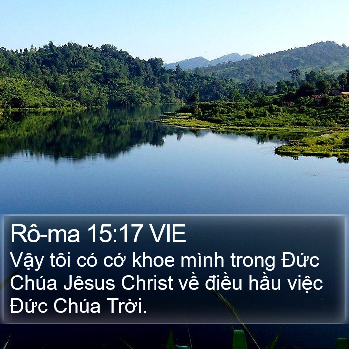 Rô-ma 15:17 VIE Bible Study