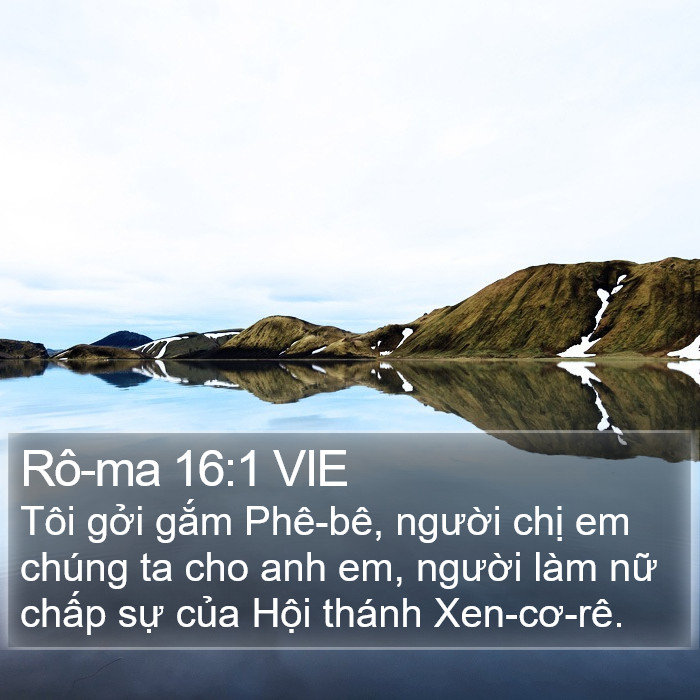 Rô-ma 16:1 VIE Bible Study