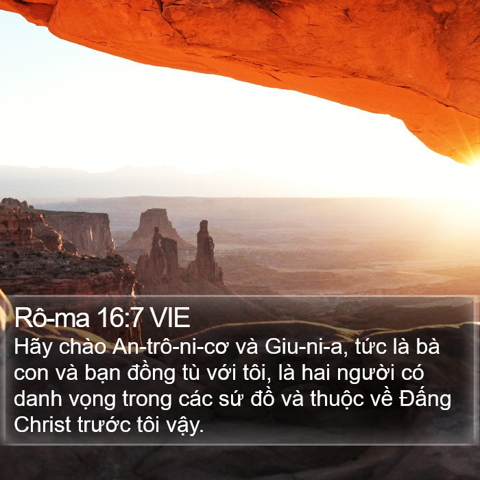 Rô-ma 16:7 VIE Bible Study